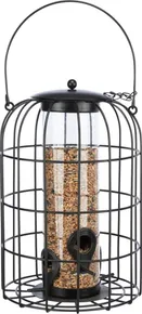 Futterbehälter mit Schutzgitter, 950 ml / o 17 × 26 cm, schwarz